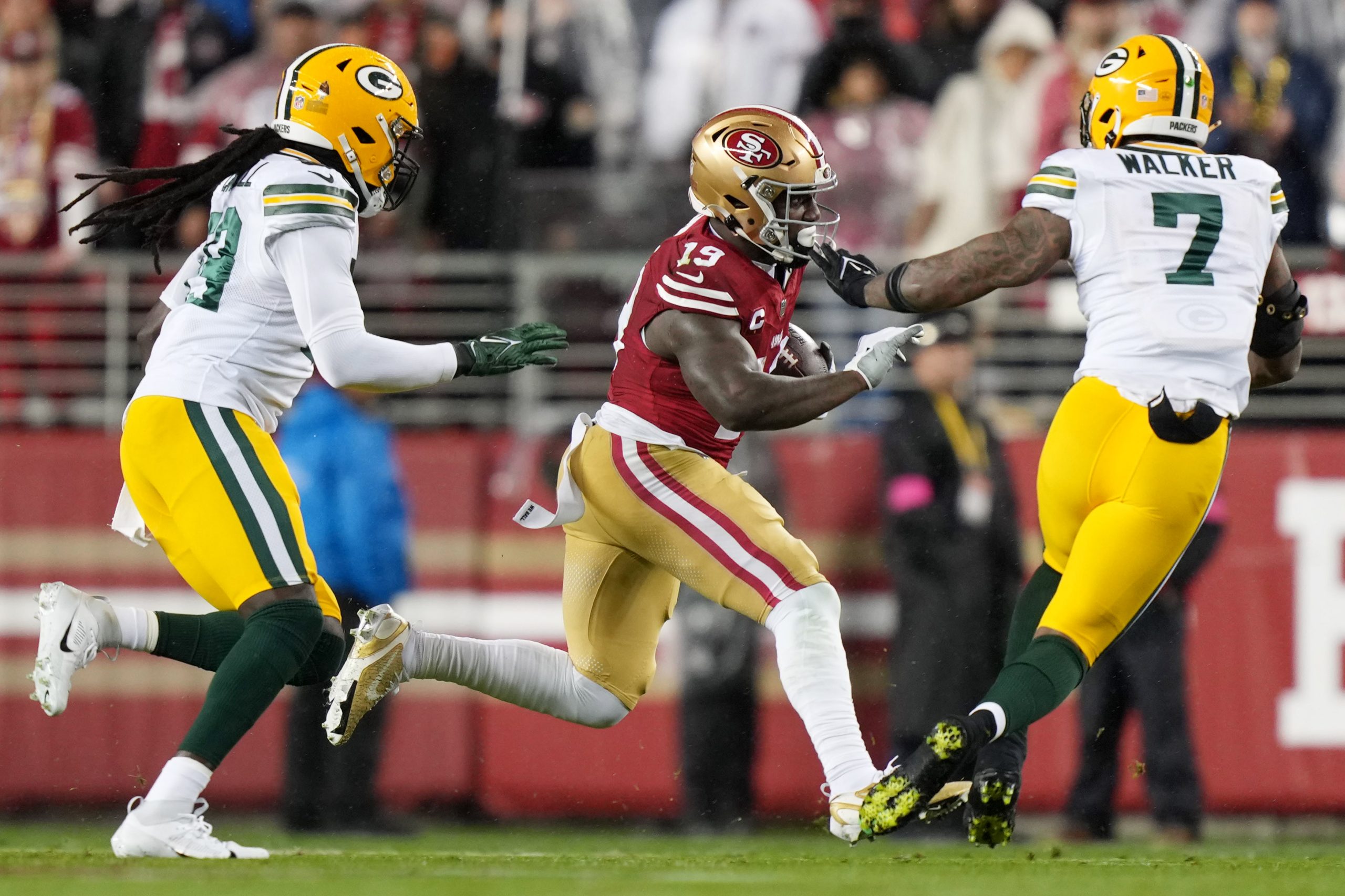 49ers Practice Update WR Deebo Samuel In Jersey Working On Side Field