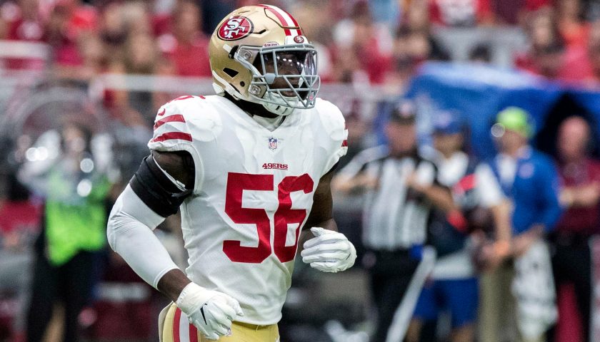 Ex 49er Reuben Foster Spotted At Alabama Clemson At Levis