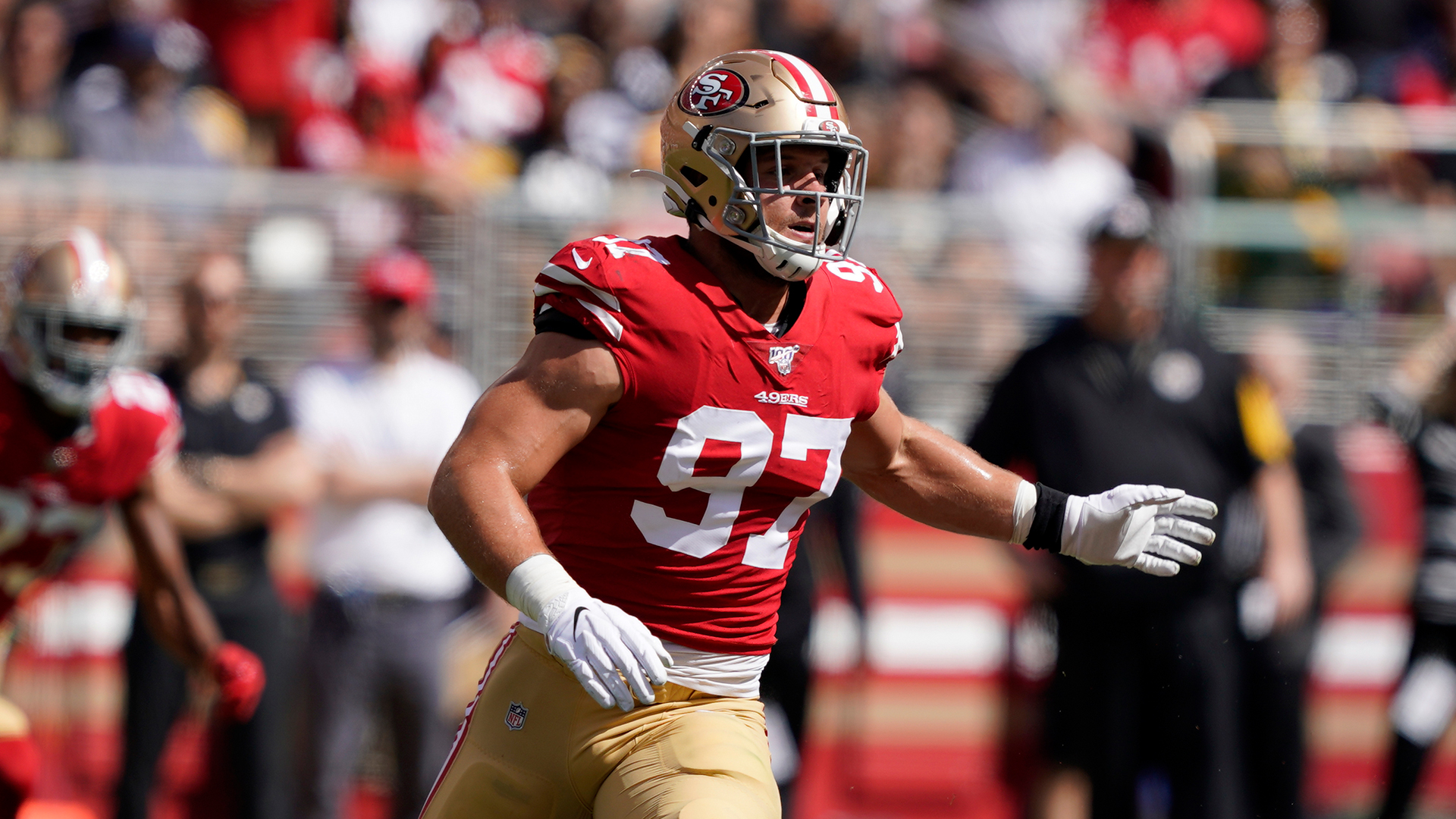 Nick Bosa, now fully healthy, absent from 49ers' Week 5 injury report