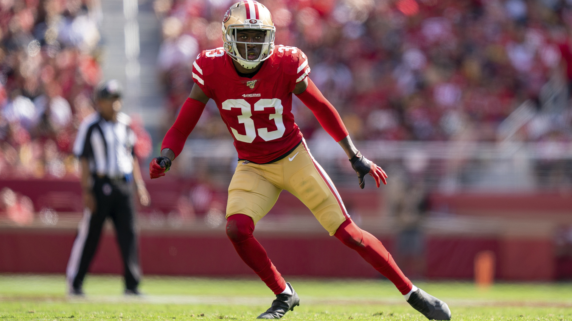 49ers' Tarvarius Moore in NFL concussion protocol after injury vs. Rams