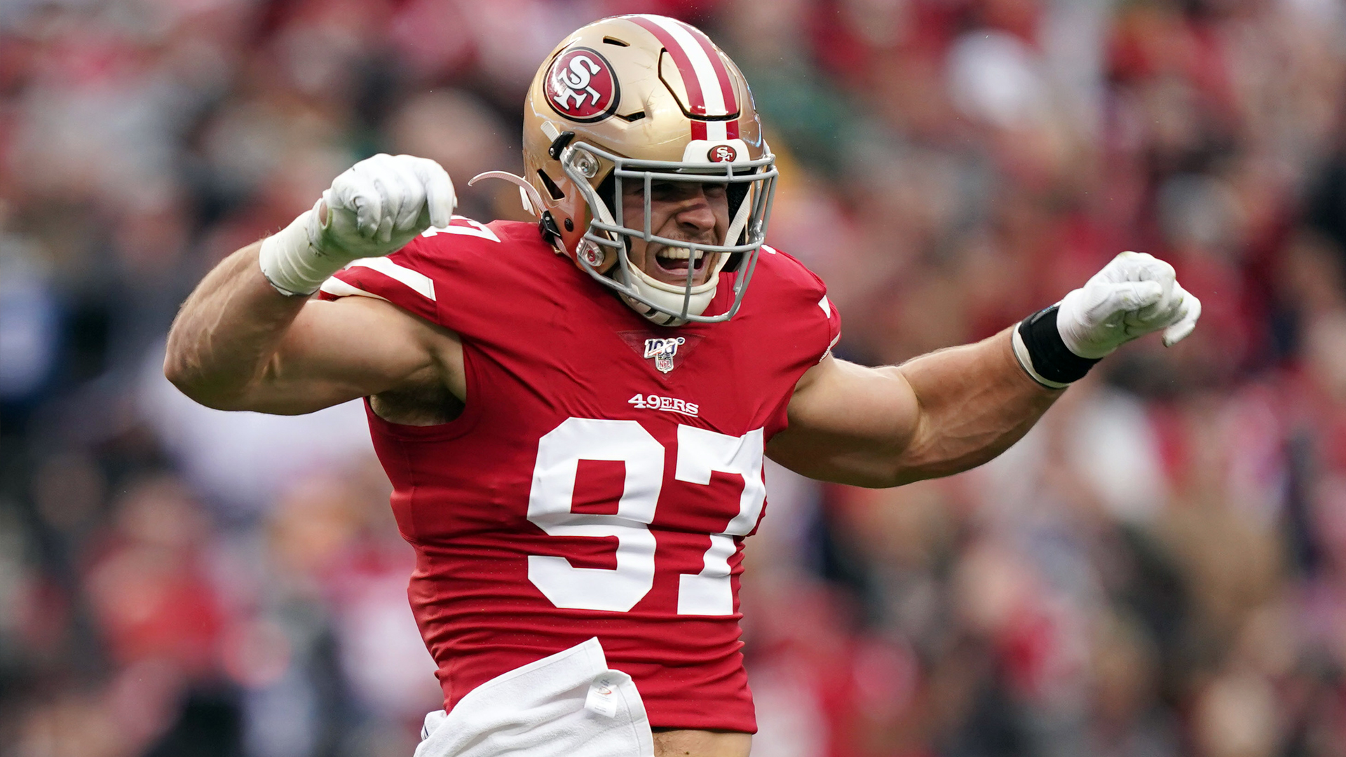 Nick Bosa is not a top-10 pass-rusher in the NFL according to Madden