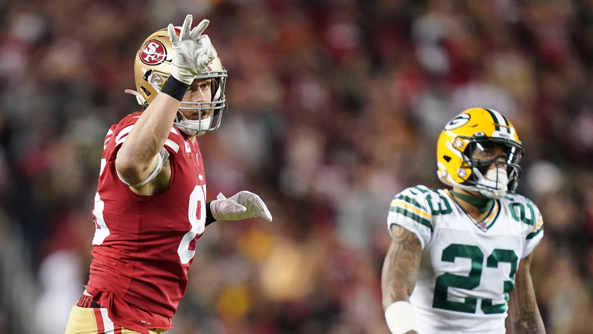 Where 49ers' George Kittle got his celebration, no-fear mentality