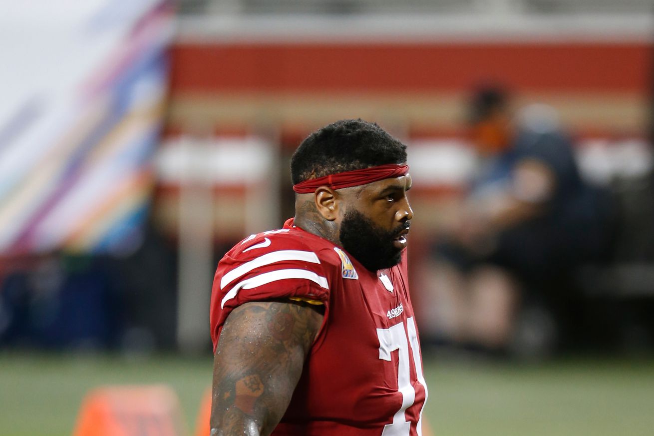 49ers injury updates: Compton and Coleman are OUT; Trent Williams has an “outside chance”