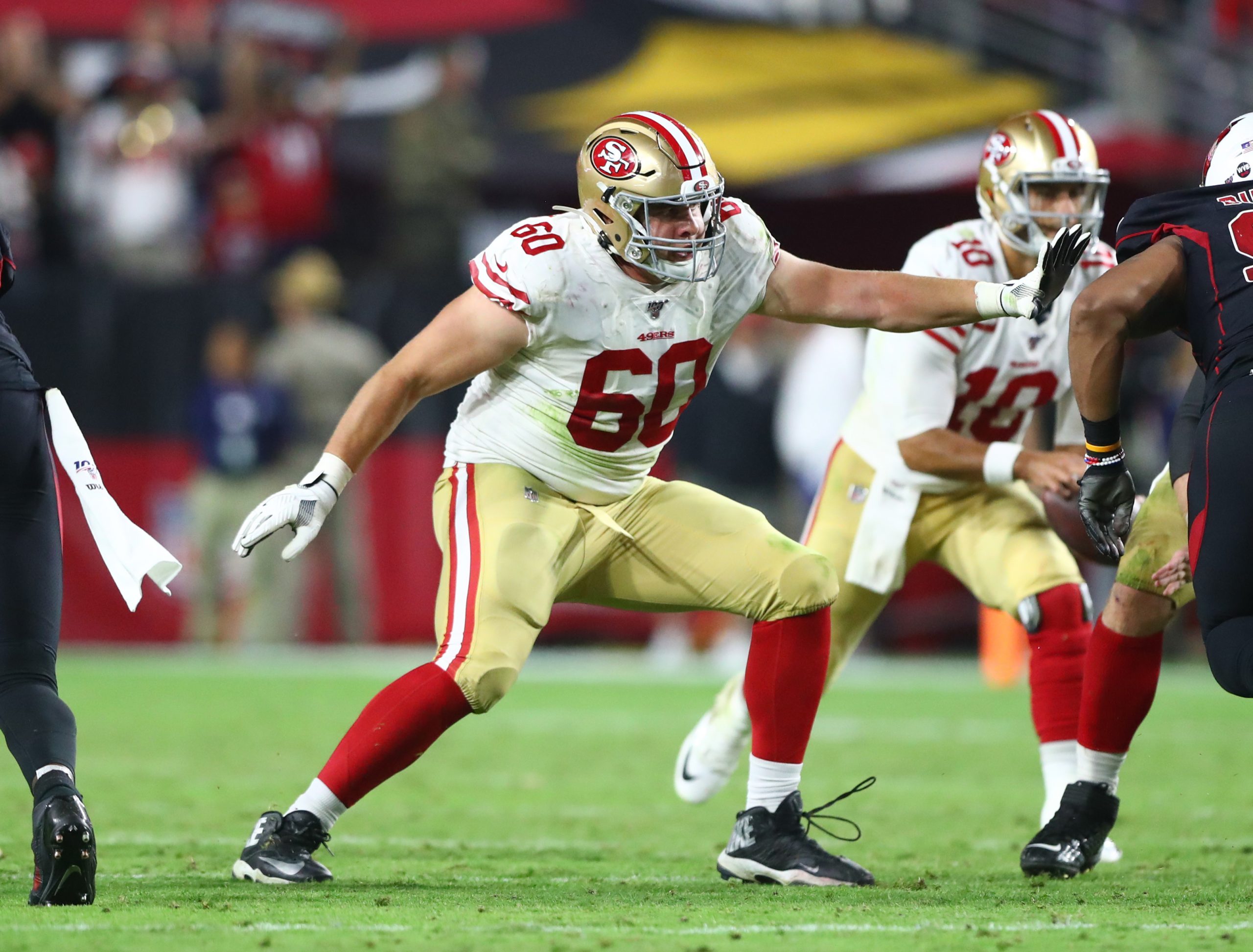 49ers roster moves Potential starting RG signs, undrafted TE released