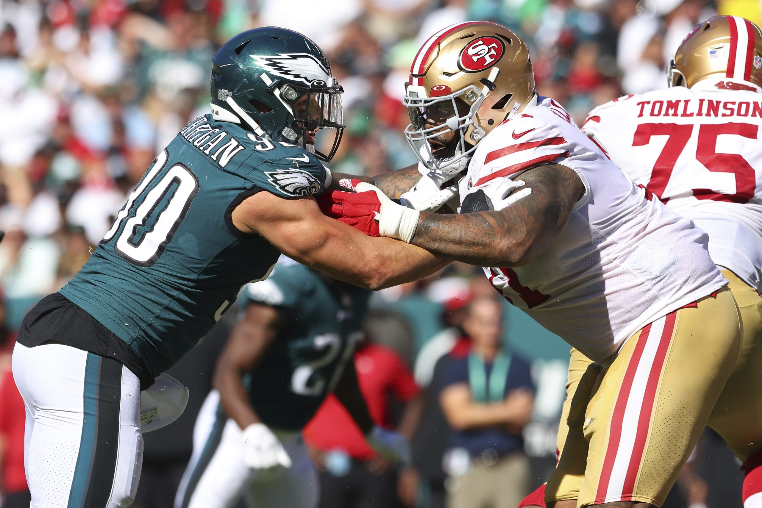 49ers LT Trent Williams Day-to-day With Sprained Ankle