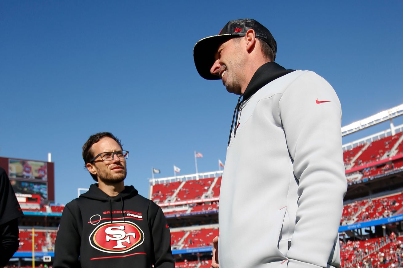 49ers OC Mike McDaniel receives praise from Kyle Shanahan and Jimmy Garoppolo