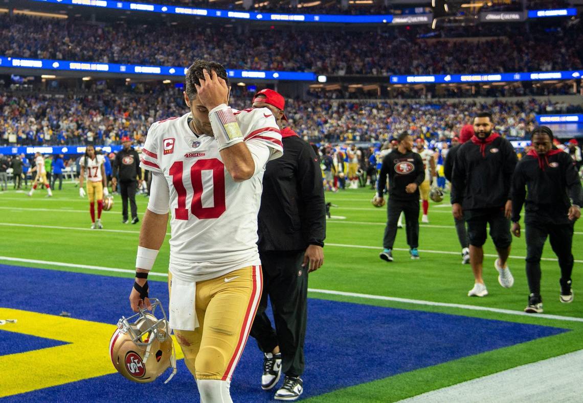 Garoppolo’s last gasp: Interception seals 49ers’ fate in NFC Championship loss to Rams