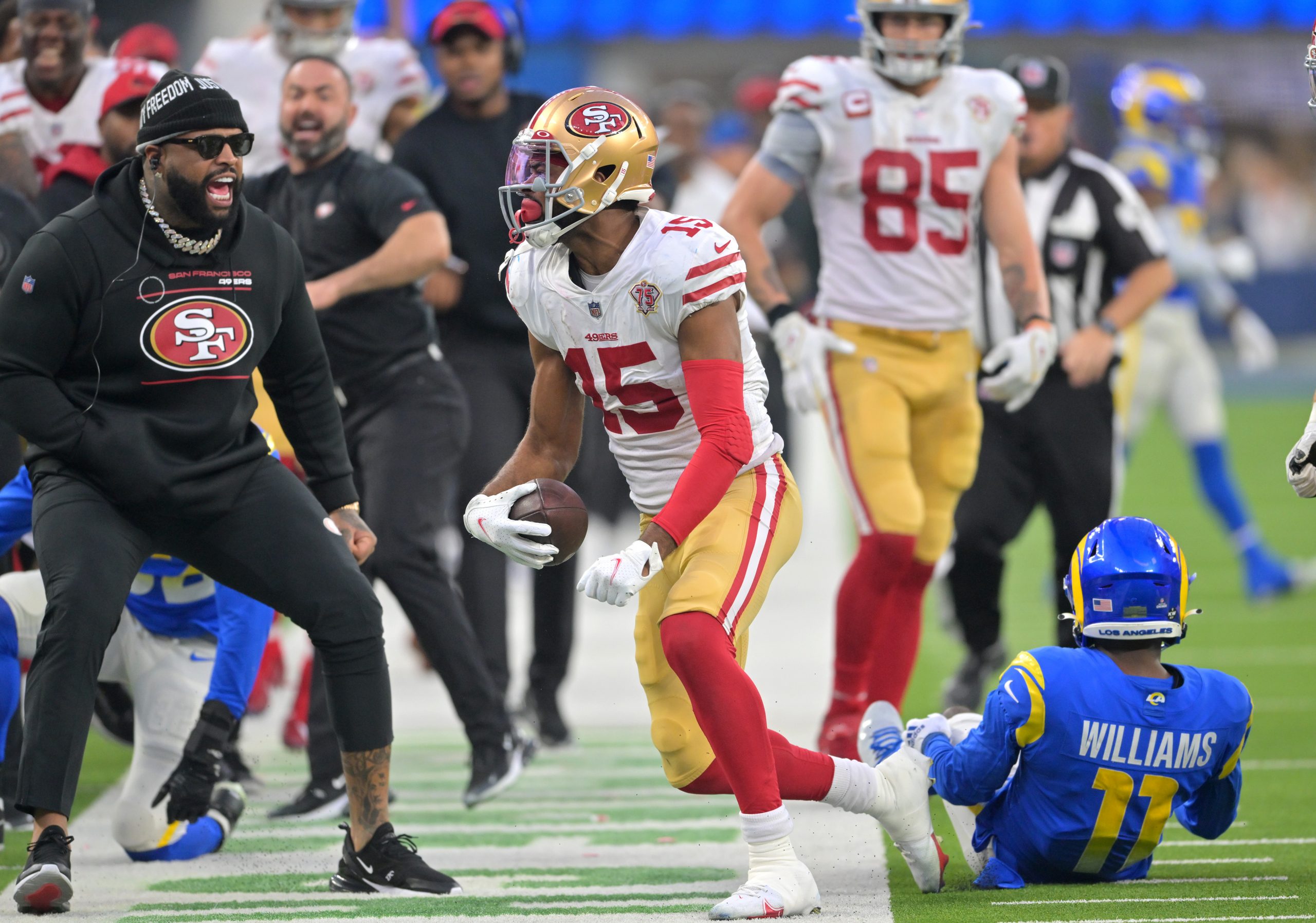 Swarm of 49ers Fans Made a 'Tough Environment' for Rams at SoFi Stadium