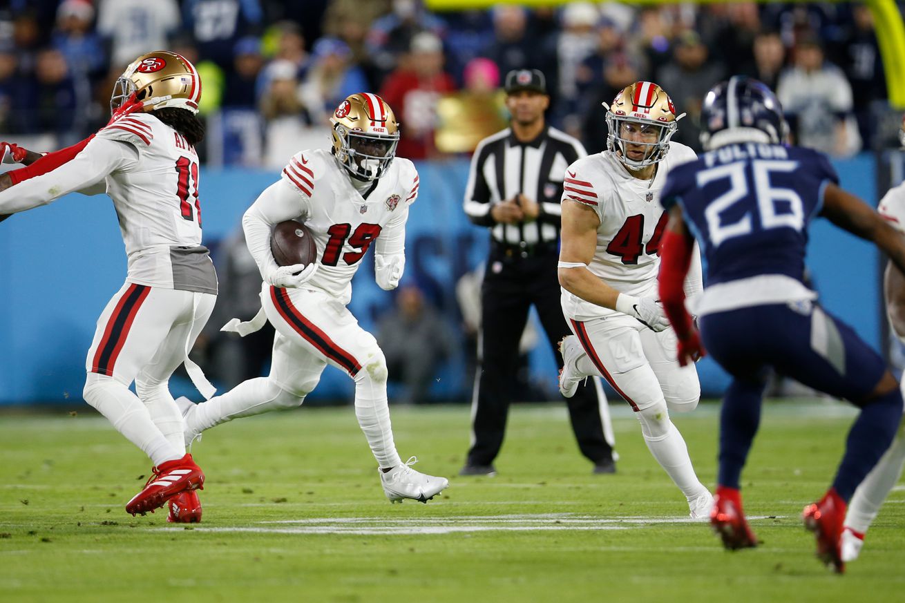 Why the 49ers can be patient with Deebo Samuel, unlike the Titans with A.J