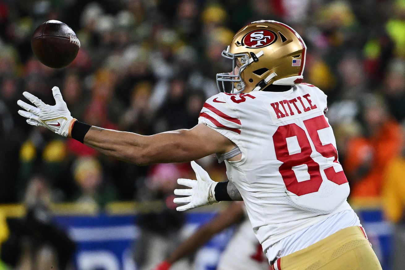 PFF ranks George Kittle the second-best tight end in NFL