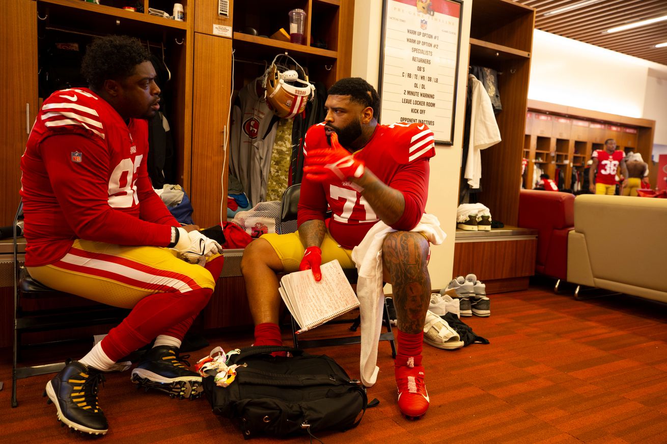 Trent Williams “most likely” has a high-ankle sprain