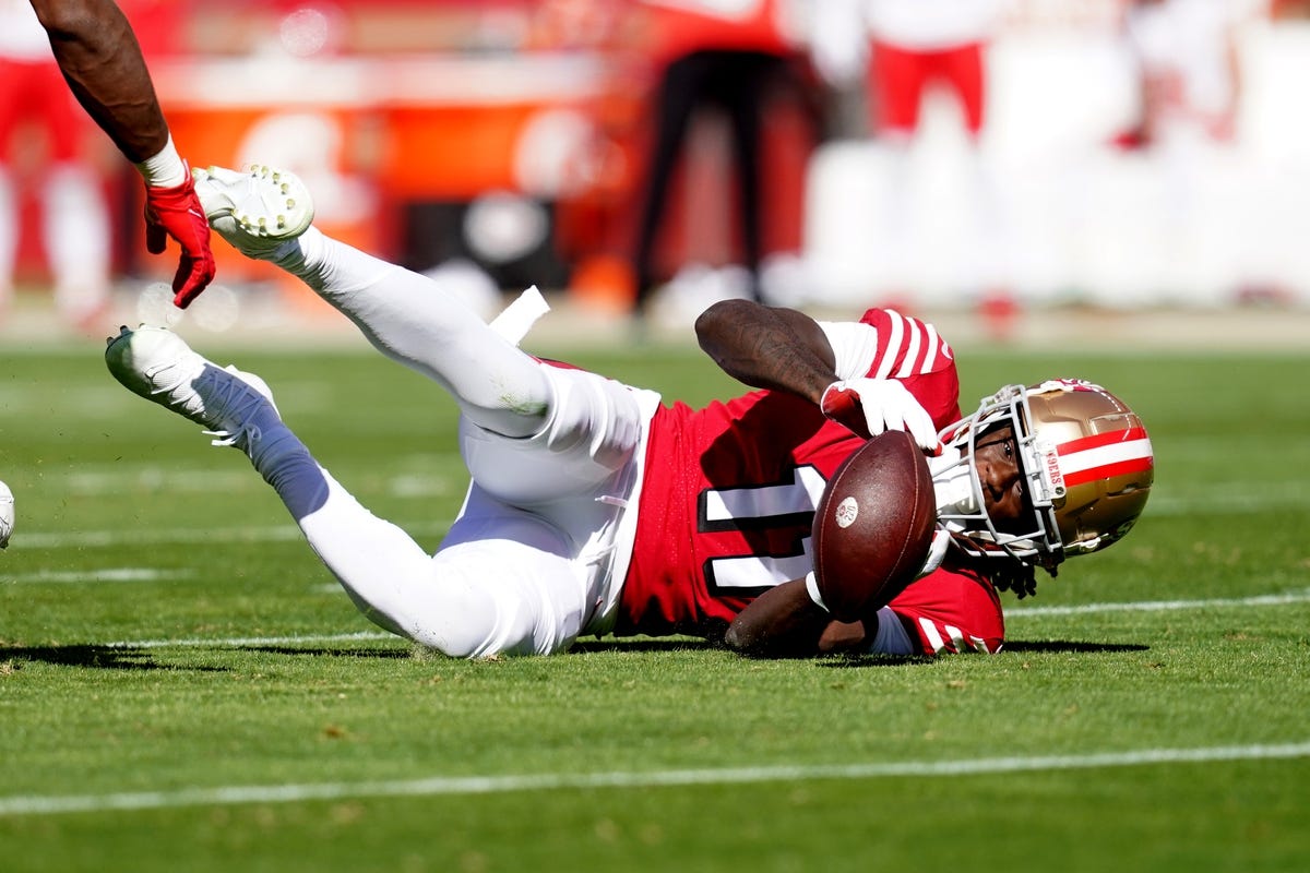 Brandon Aiyuk player props odds, tips and betting trends for Week 8 | 49ers vs