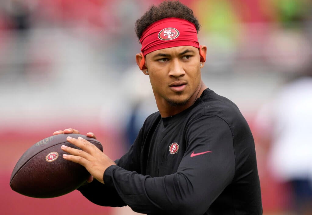 49ers’ Trey Lance made ‘substantial jump’ working alongside Patrick Mahomes