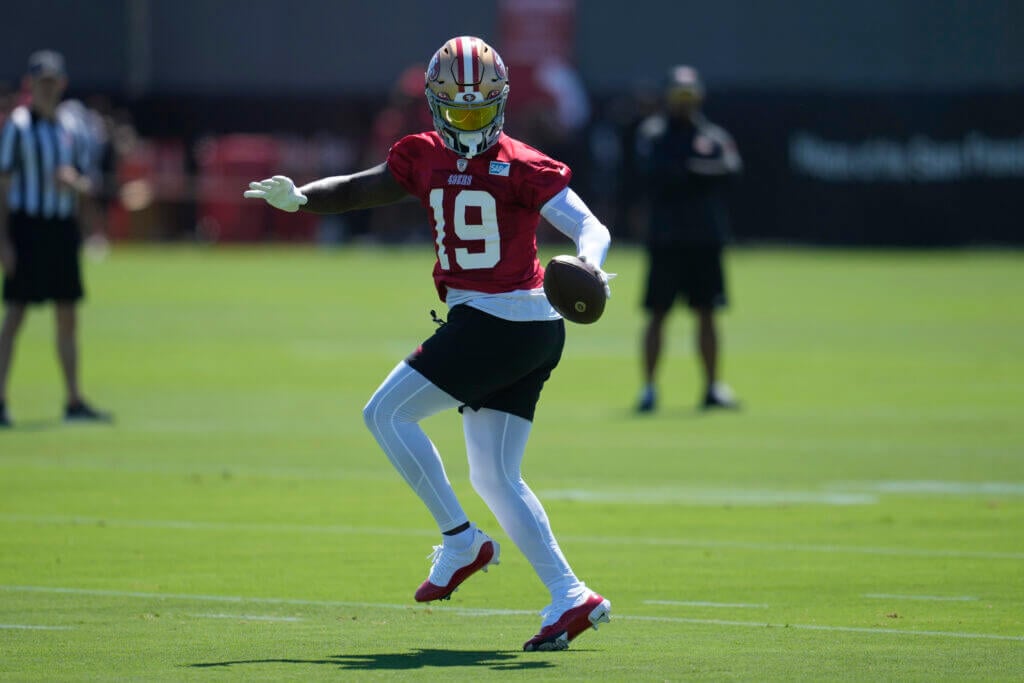 49ers training camp: Deebo Samuel looks sleek while Brandon Aiyuk soars ...