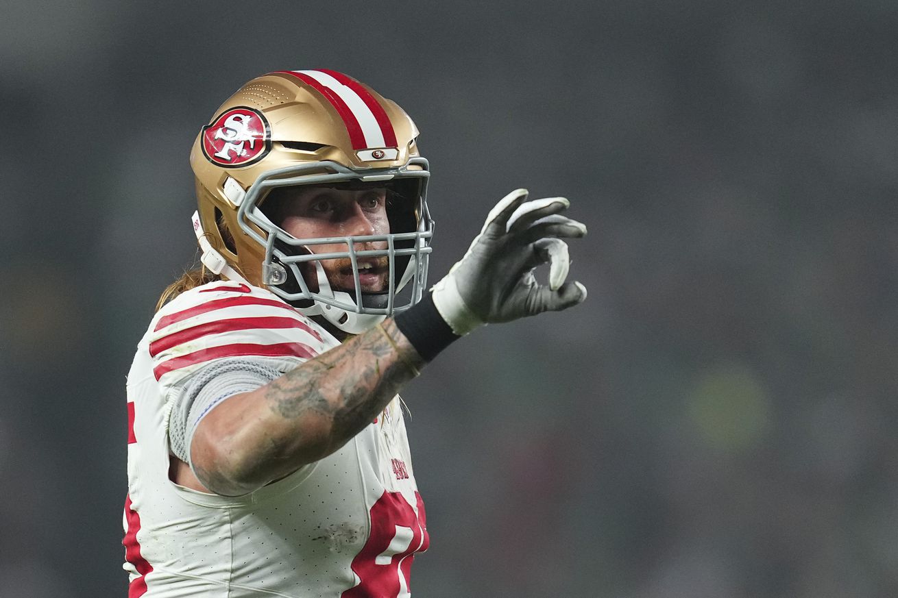 49ers have 7 players who have received the most votes at their position