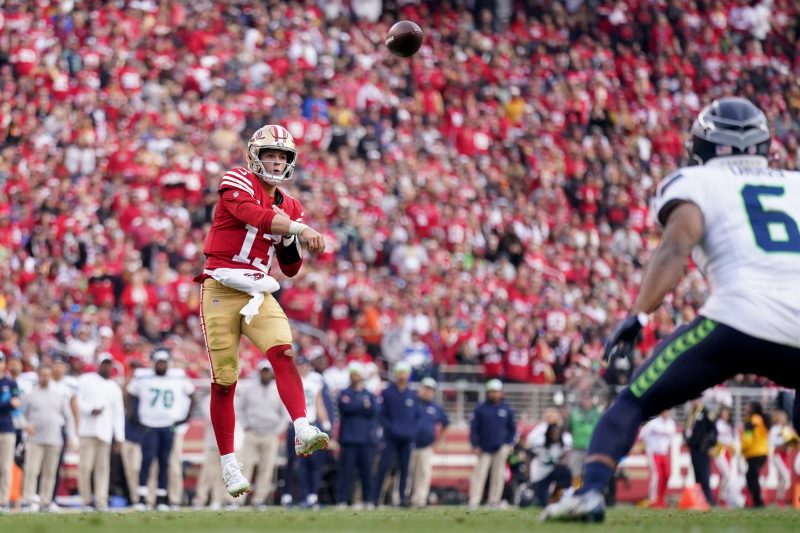 Brock Purdy on track to set 49ers singleseason passing yards record