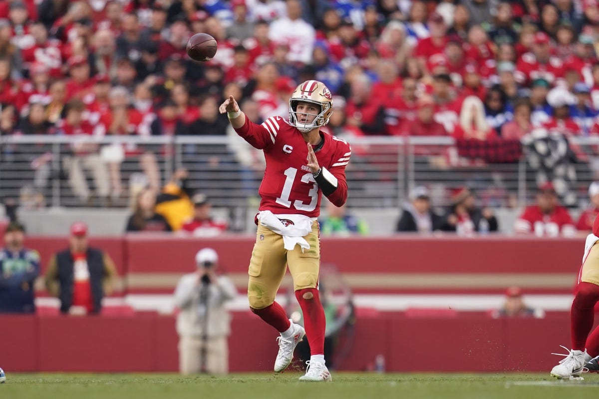 Brock Purdy player props odds, tips and betting trends for Week 15 | 49ers vs