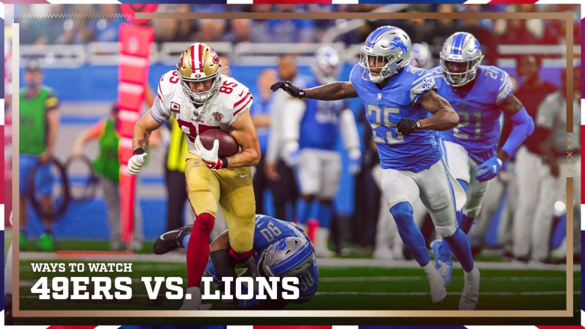 Ways to Watch and Listen in the UK Detroit Lions vs. San Francisco