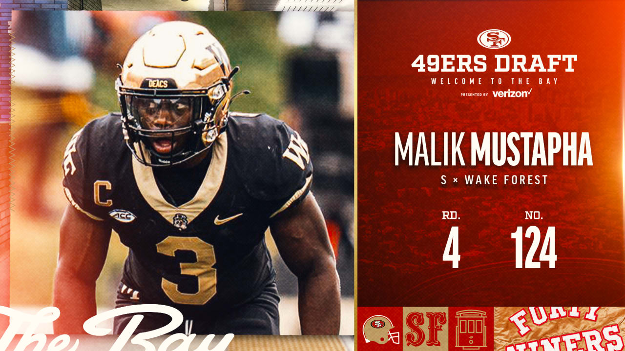 49ers Select S Malik Mustapha with the No